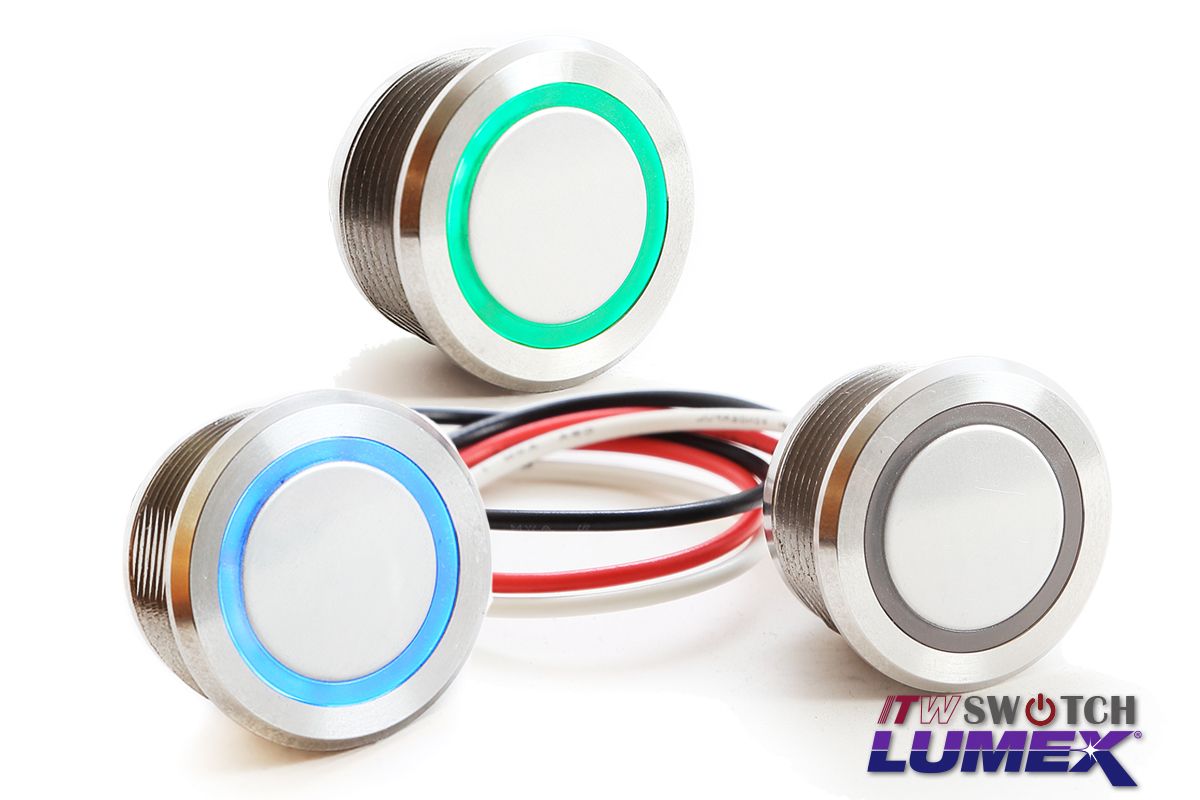Touch Switches are available through ITW Lumex Switch.